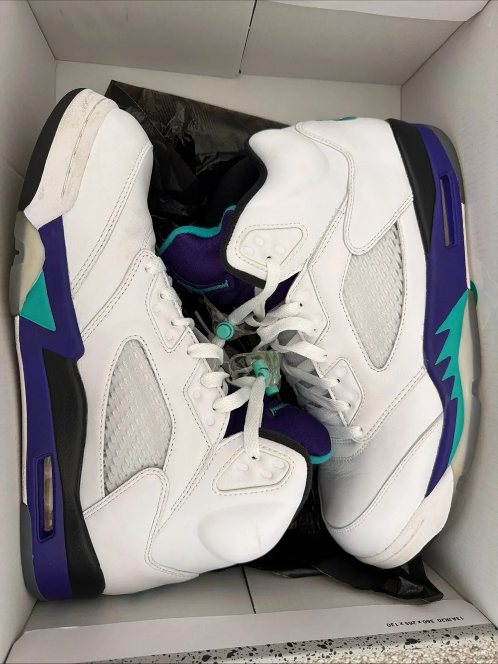 Jordan 5 Fresh Prince Grape Size 10.5